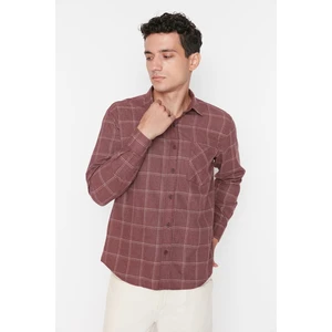 Trendyol Shirt - Burgundy - Regular fit