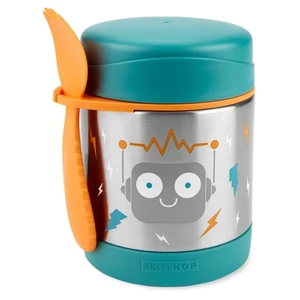 SKIP HOP Spark Style Termoska na jedlo s lyžičko/vidličkou Robot 325 ml, 3r+