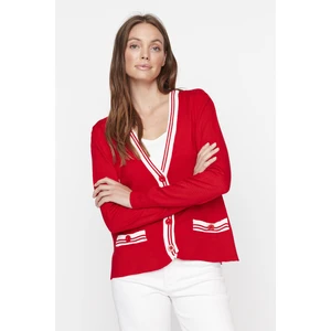 Trendyol Cardigan - Red - Regular fit