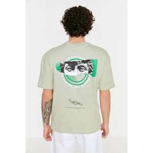 Trendyol T-Shirt - Green - Relaxed fit