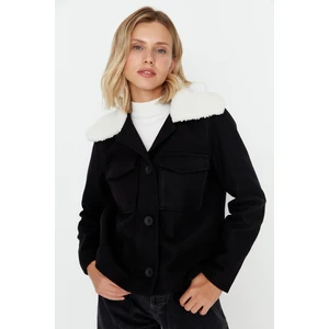 Trendyol Coat - Black - Double-breasted