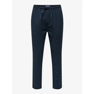 Dark blue men's trousers ONLY & SONS Linus - Men