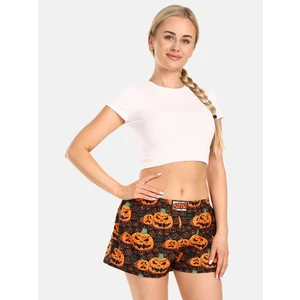 Women's shorts Styx art classic rubber Halloween pumpkin