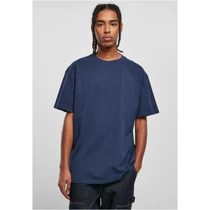 Heavy oversized T-shirt dark blue color