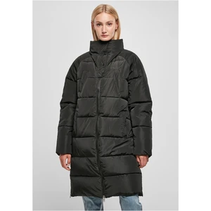 Dámský kabát High Neck Puffer Coat černý