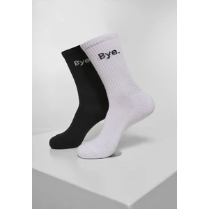 HI - Bye Socks Short Pack 2-Pack Black/White