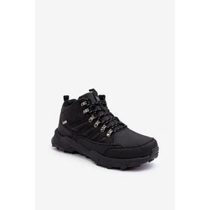 Men's Insulated Black Big Star Sneakers