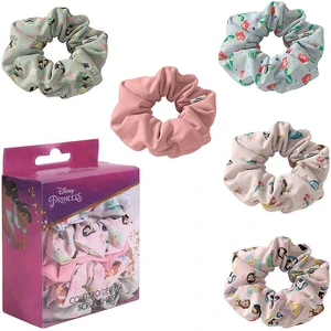 HAIR ACCESSORIES SCRUNCHIES 5 PIECES PRINCESS