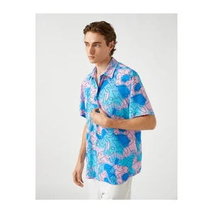 Koton Patterned Short Sleeve Men's Shirt