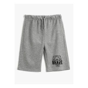 Koton Shorts - Gray - Normal Waist