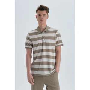 Dagi Khaki Stripe T-Shirt