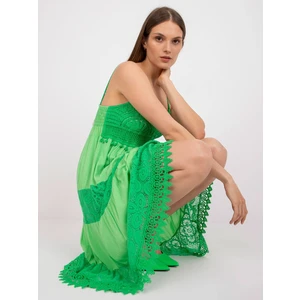 Dress green Och Bella BI-82345.green