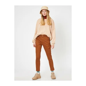 Koton Pants - Brown - Slim