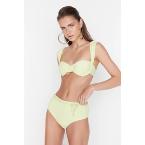 Trendyol Bikini Bottom - Green - Plain