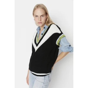 Trendyol Sweater Vest - Black - Regular fit