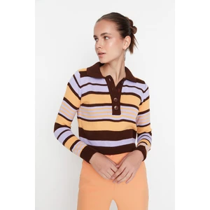 Trendyol Sweater - Brown - Regular fit