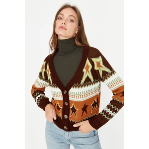 Trendyol Cardigan - Brown - Regular fit