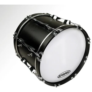 Evans BD28MX1W MX1 Marching Bass White 28" Cabeza de tambor de marcha