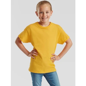 Yellow T-shirt for Children Original Fruit of the Loom