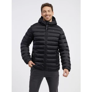 Men's black quilted jacket SAM 73 Spider