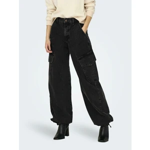 Black Women's Jeans with Jean Pockets ONLY Pernille - Women