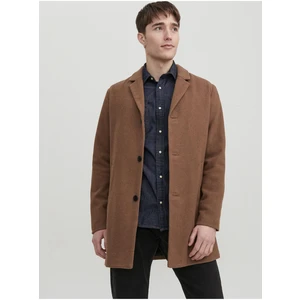 Brown Men's Coat with Jack & Jones Zac - Men