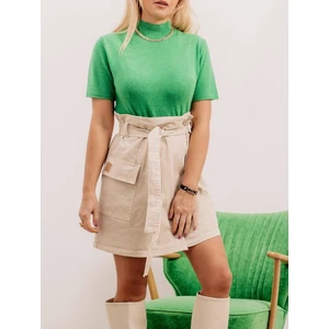 Beige mini skirt for LeMonada overlap