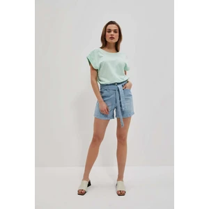 WOMEN'S SHORTS L-SH-4003 LBblue