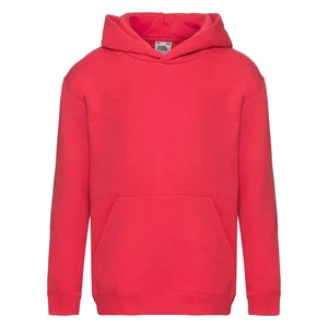 Czerwona bluza dziecięca Hooded Sweat Fruit of the Loom