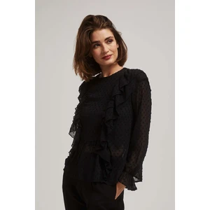 Blouse with ruffles