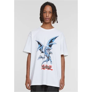 Yu-Ghi-Oh Blue Eyes White Dragon Heavy Oversize Tee White