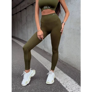 Khaki leggings CLASIC 2023 OLAVOGA