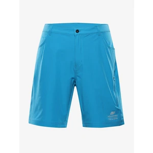 Men's softshell shorts ALPINE PRO COL neon atomic blue