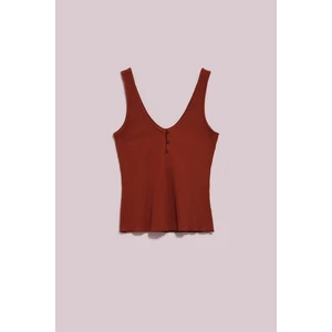 Women's top Moodo - brown