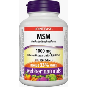 Webber Naturals MSM 160 tabs