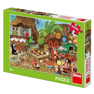 Dino puzzle Krtko v kuchyni 100 XXL dielikov