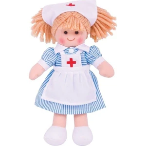 Bigjigs Toys Látková bábika sestrička Nancy 28 cm