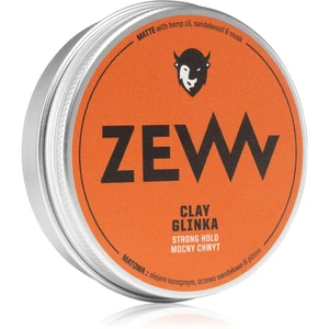 Zew For Men Hemp Matte Clay stylingový jíl na vlasy s konopným olejem 100 ml