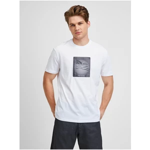 White Men's T-Shirt Armani Exchange - Men's