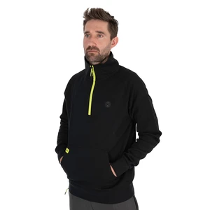 Matrix mikina black edition 1/4 zip sweat black lime - xxxl