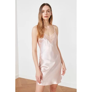 Trendyol Powder Satin Nightgown