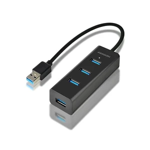 AXAGON HUE-S2B 4x USB 3.0 hub s podporou rýchlonabíjania HUE-S2B