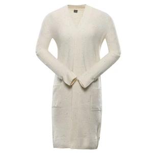 Long women's sweater nax NAX HOXA crème