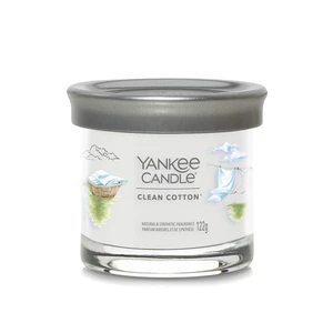 Svíčka YANKEE CANDLE Signature Tumbler 122g Clean Cotton