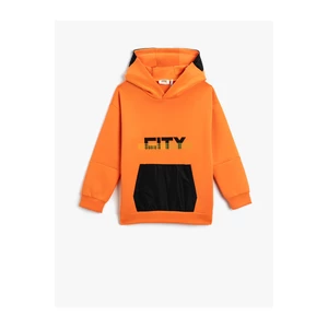 Koton Sweatshirt - Orange - Relaxed fit