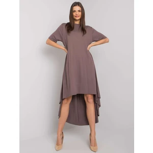 RUE PARIS Brown loose dress