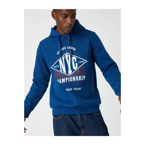 Koton Sweatshirt - Dark blue - Relaxed fit