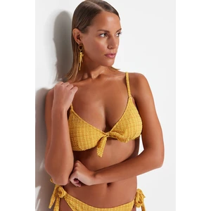 Trendyol Bikini Top - Multicolor - Plaid