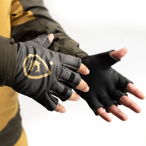 Adventer & fishing Angelhandschuhe Warm Gloves Black L-XL