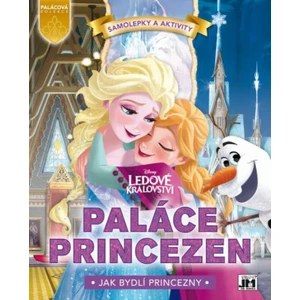 JIRI MODELS Samolepková knížka Disney Princezny Paláce Princezen